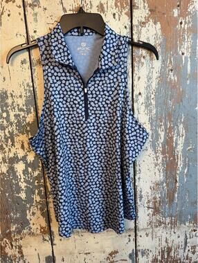 Women’s Etonic Sleeveless Golf Polo size Medium navy blue